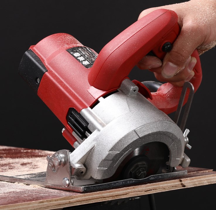 Multifunctional circular sawing machine for household stone wood wall slotting and cutting