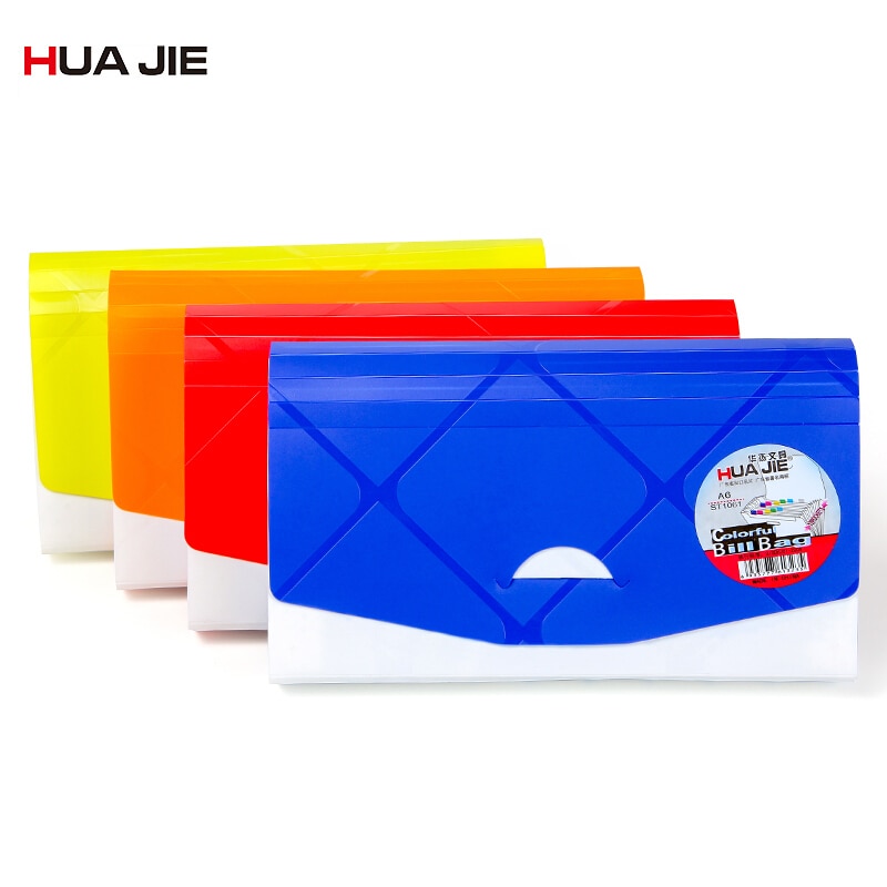Expanding Wallet A6/B6 Mini Bill Receipt File Bag Document Bag Pouch Folder Paper Organizer File Holder Office Supplies ST1061