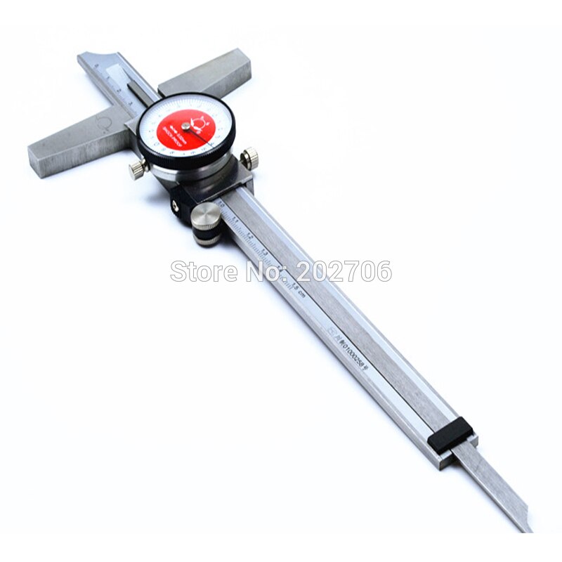 0-150mm Dial Depth Gauge depth vernier caliper with dial 6inch