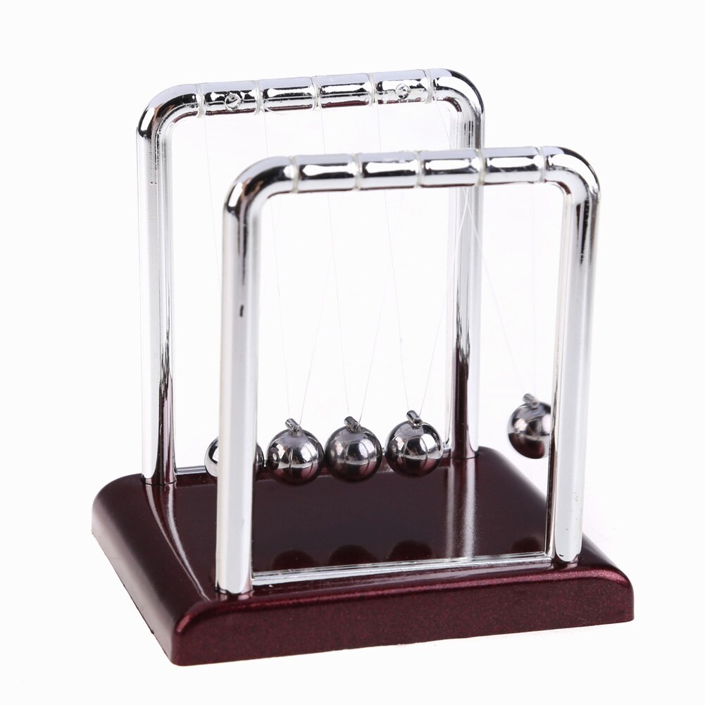 Newtons Cradle Steel Balance Ball Physics Science Pendulum Decoration Craft Early Fun Development Educational Desk Toys