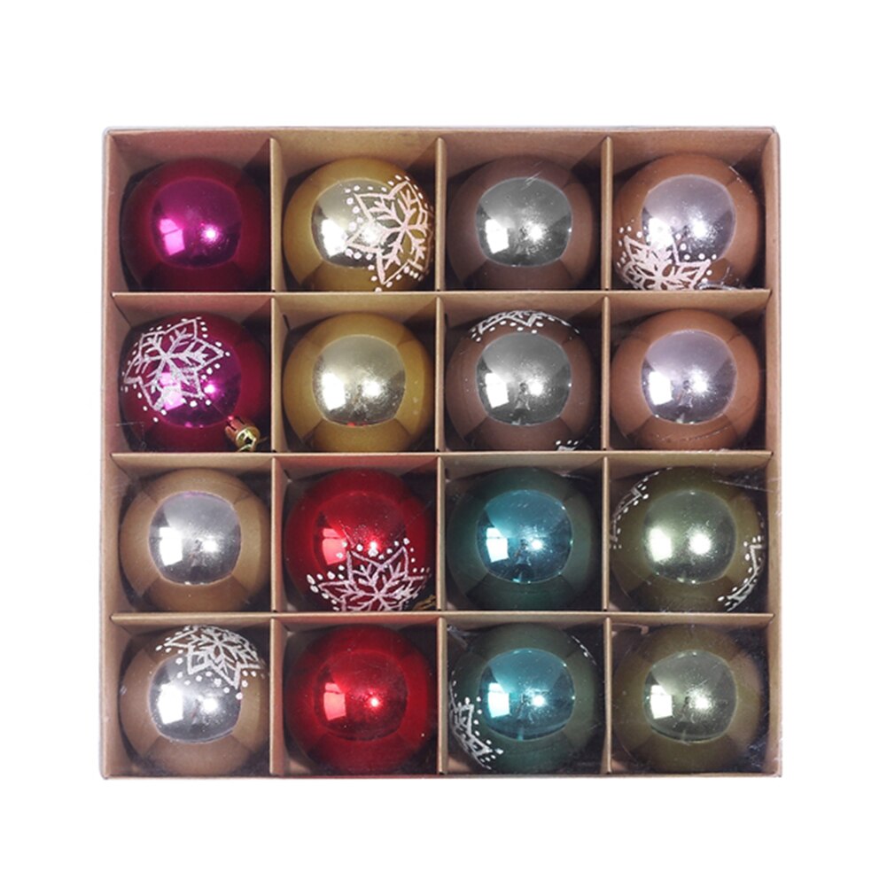 6cm glitter chic christmas joulupallo joulukoristeet korut roikkuu joulukuusen koristeet joulukoristeet kotiin: D