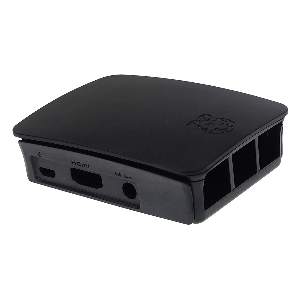 Voor Raspberry Pi 3 4 4B Black Case Officiële Abs Behuizing Raspberry Pi 2 Doos Shell Van De Raspberry Pi foundation + Koelventilator