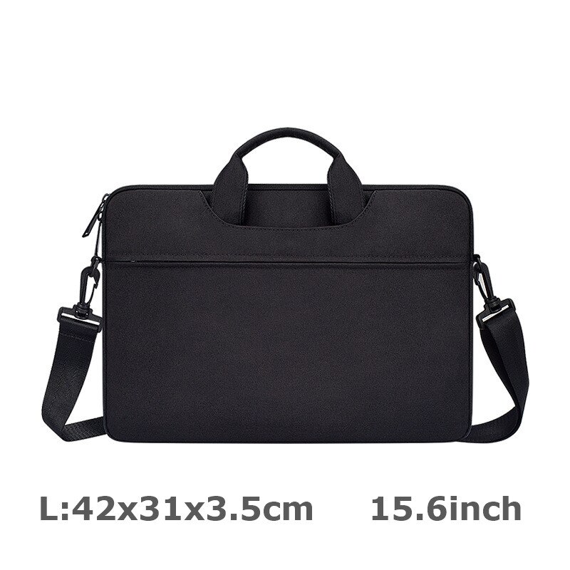 Men Women Laptop Shoulder Bag Waterproof Notebook Messenger Bag Laptop Sleeve Bag for Macbook Air Pro Laptop Briefcase: 5-L