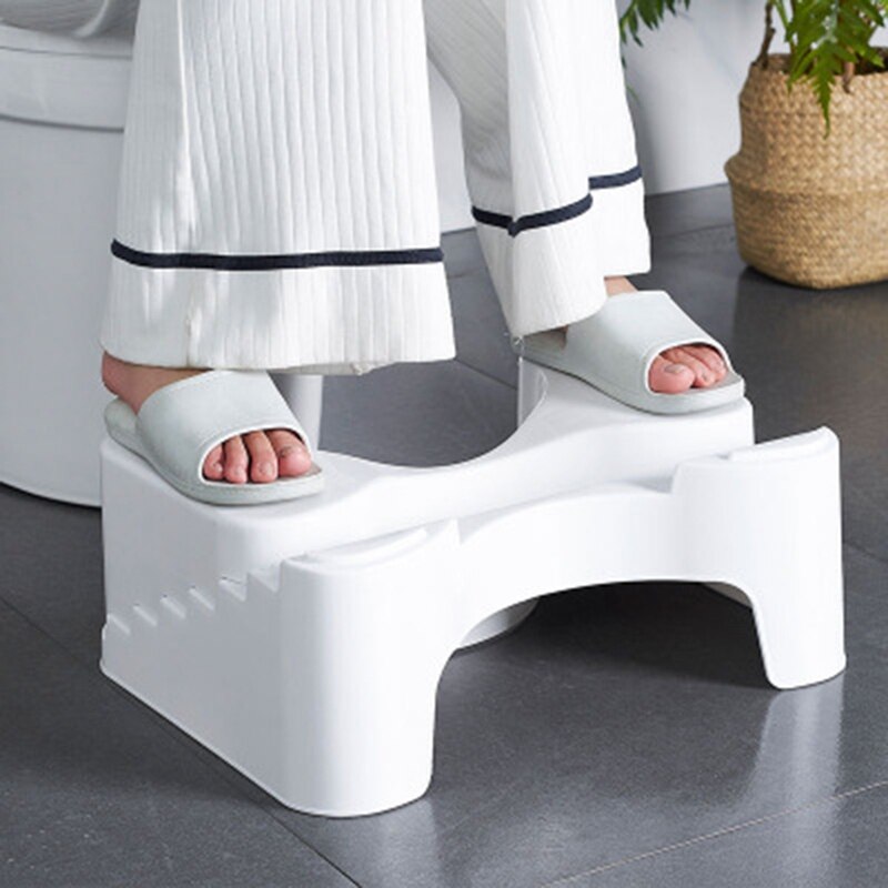 Stepped Toilet Stool Step Stool Toilet Seat Squatting Stool Foot Stool Toilet Stool Toilet Step Stool Pit Stool: Default Title