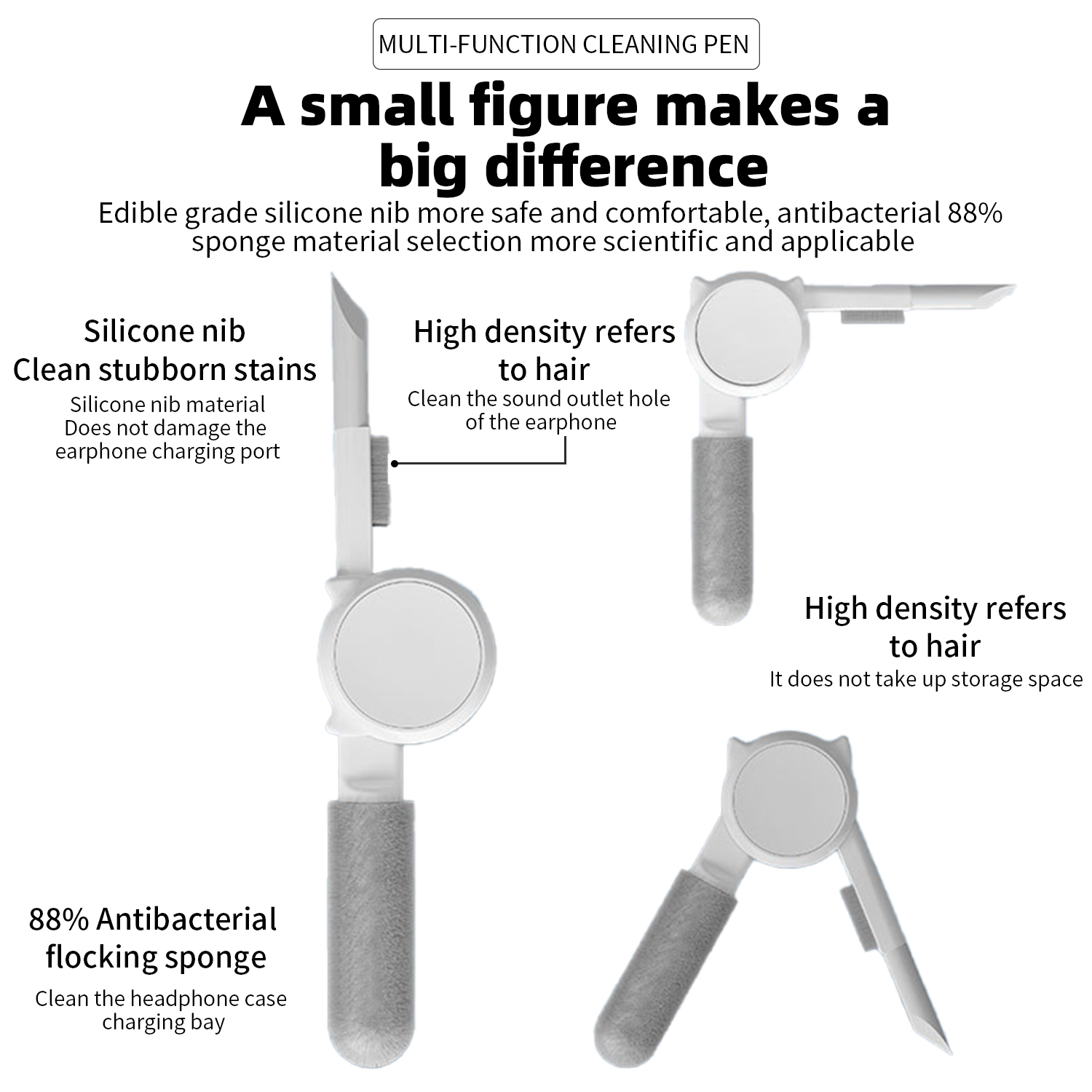 10 in 1 datamaskin rengjøringssett kamera nettbrett mikrofiber skjermrenser verktøy øretelefon rengjøringsbørste tastehettetrekker kortuttrekk