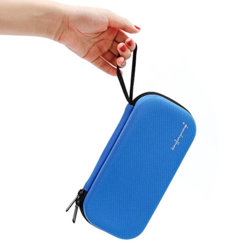 Bolsa de armazenamento de insulina, bolsa protetora de eva para viagem, de bolso, para refrigeração de medicamentos, diabetes e pessoas: blue