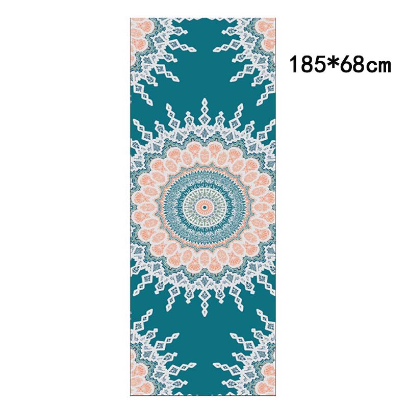 Anti-Slip Yoga Deken Snel Droog Sport Reizen Opvouwbare Fitness Oefening Pilates Workout Mat Cover Draagbare Absorberende Yoga Handdoek: Color 4