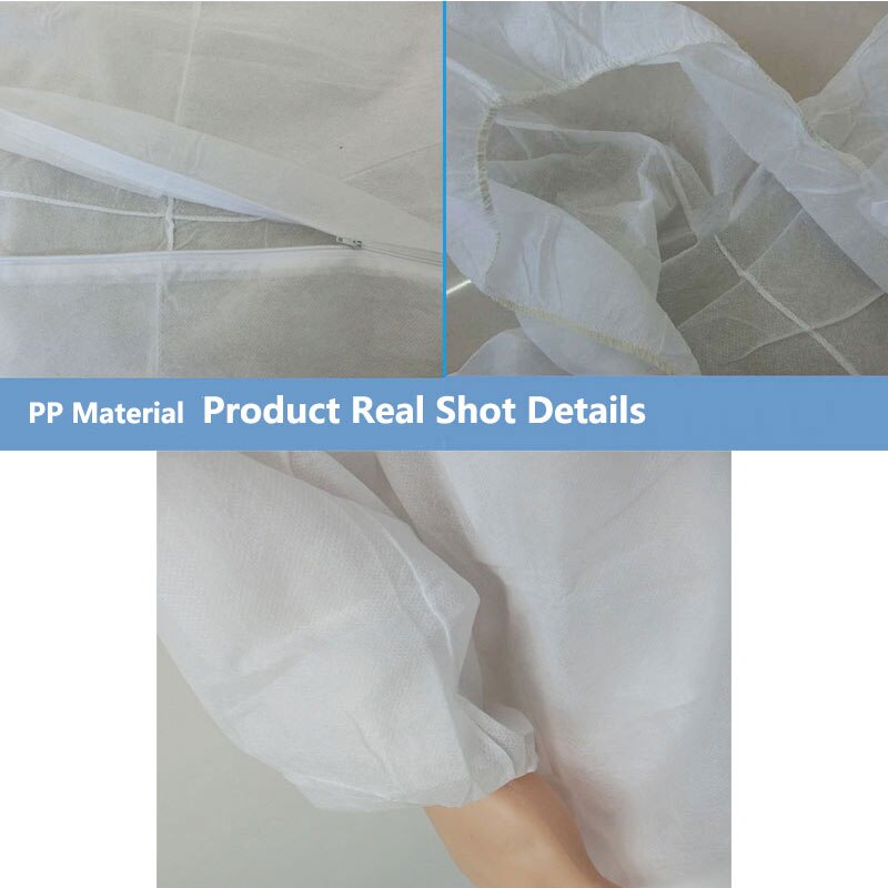 Unisex Protective Disposable Jumpsuit Hazmat Work Safety Clothing Painting Coveralls Factory Protection Clothes Overall Suit