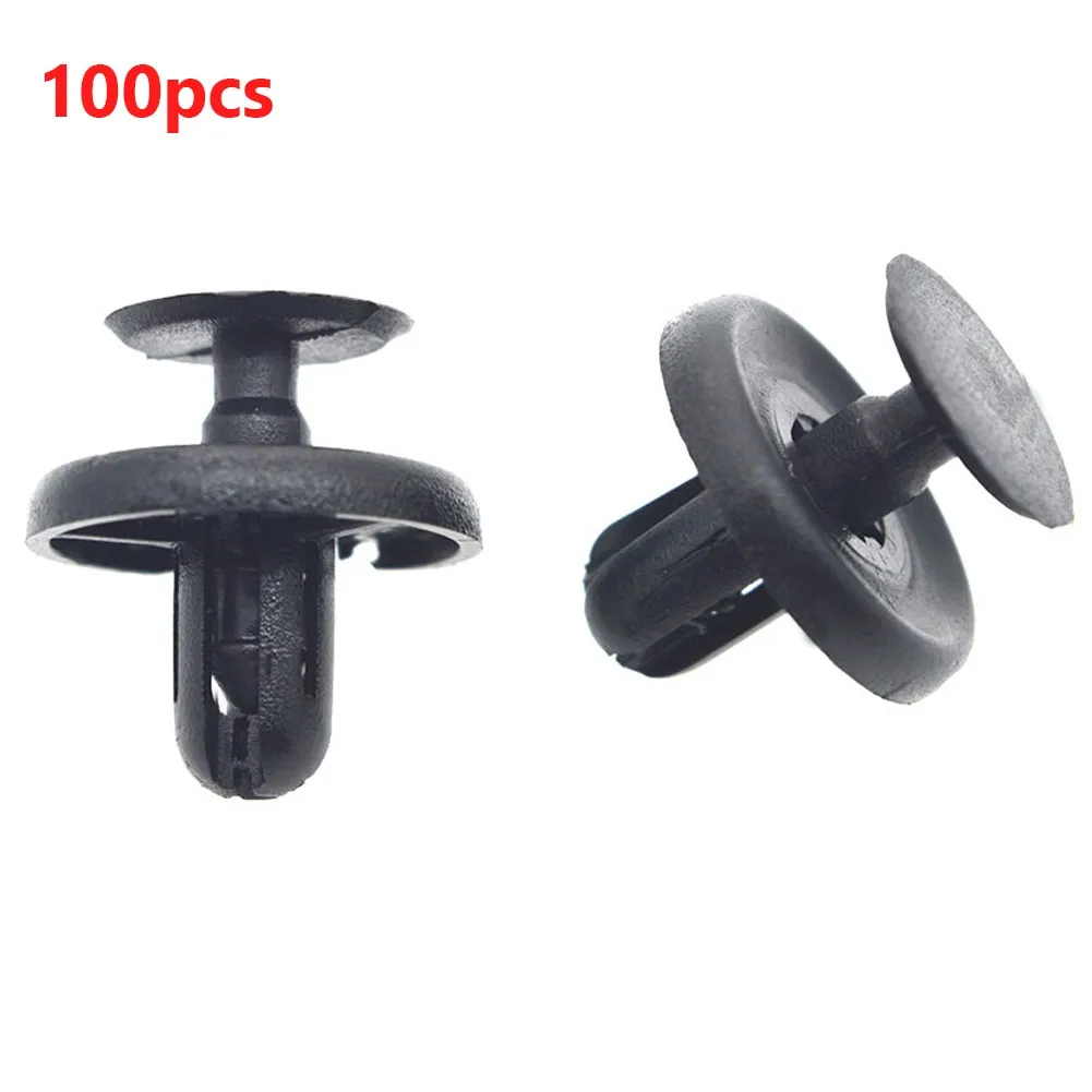 100Pcs Voor Toyota Lexus Fasteners Trim Panel Clips Bumper Fender Push Pin Klinknagels Past In 7 Mm Gat (90467-07201)
