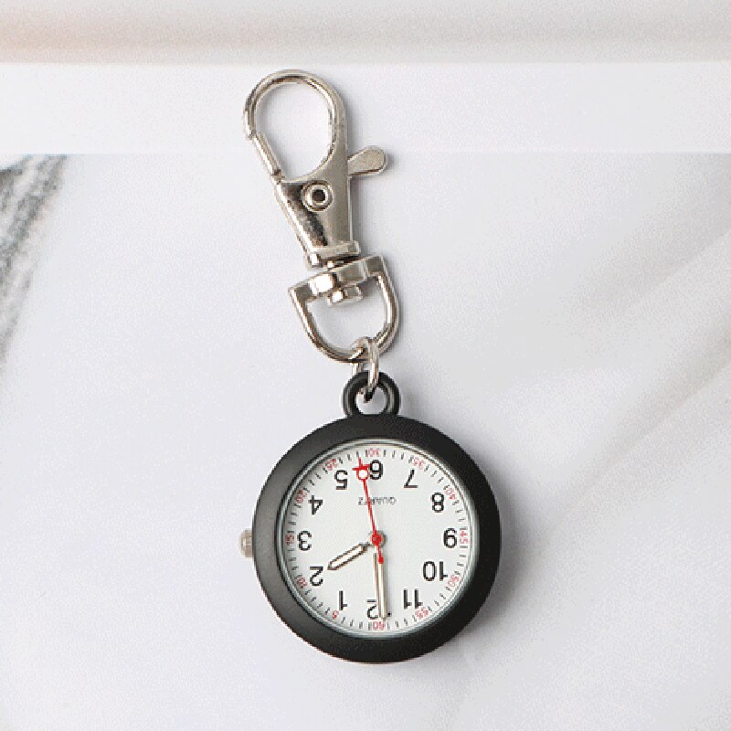 Clásico reloj de bolsillo Relojes FOB enfermera estudiante llavero de sobre el examen médico de Oro al hospital Doctor: 04