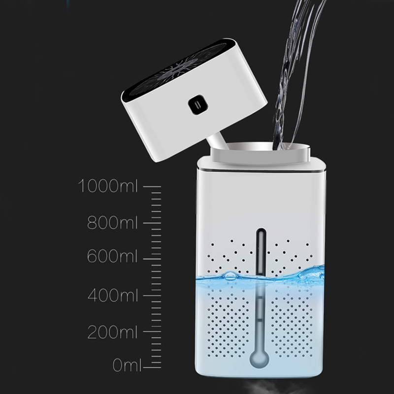 1000Ml Air Humidifier Ultrasonic Usb Diffuser Aroma Essential Oil Led Night Light Mist Purifier Humidifier