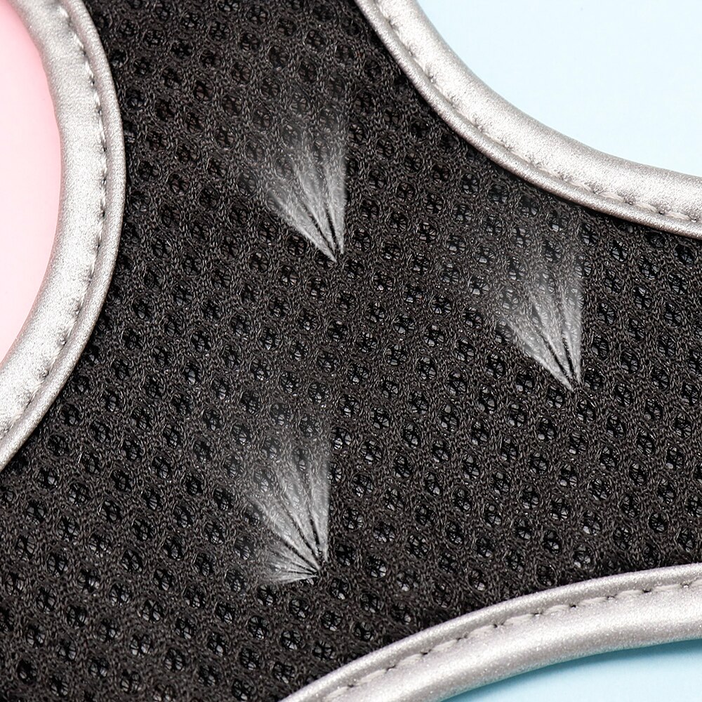 mesh hund kattesele trykte katter valpesele nylon seler til små mellomstore hunder chihuahua yorkshire bulldog