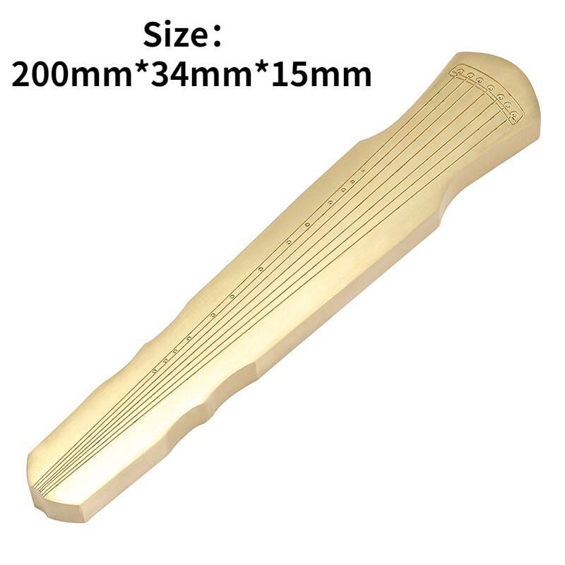 Pisapapeles de latón para tallado, Guqin Fuxi, delicado para estudiantes, suministros de caligrafía china