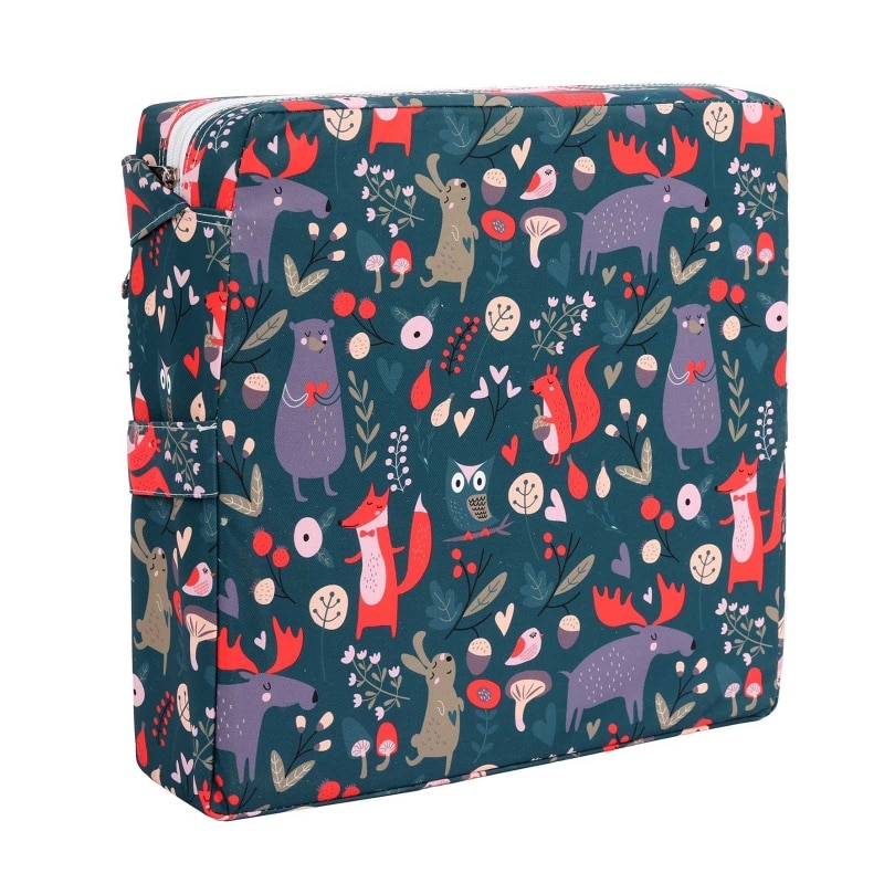 Portable High Chair Pad Booster Travel Dining Room Adjustable Detachable Washable Thicken Sponge Seat Cushion for Toddler L4MC