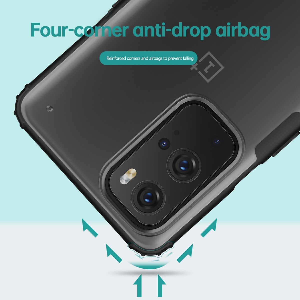 Voor Oneplus 9 9R Case Ipaky Matte Transparante Tpu Pc Gecombineerd Case Shockproof Armor Cover Voor Oneplus 9 Pro Case