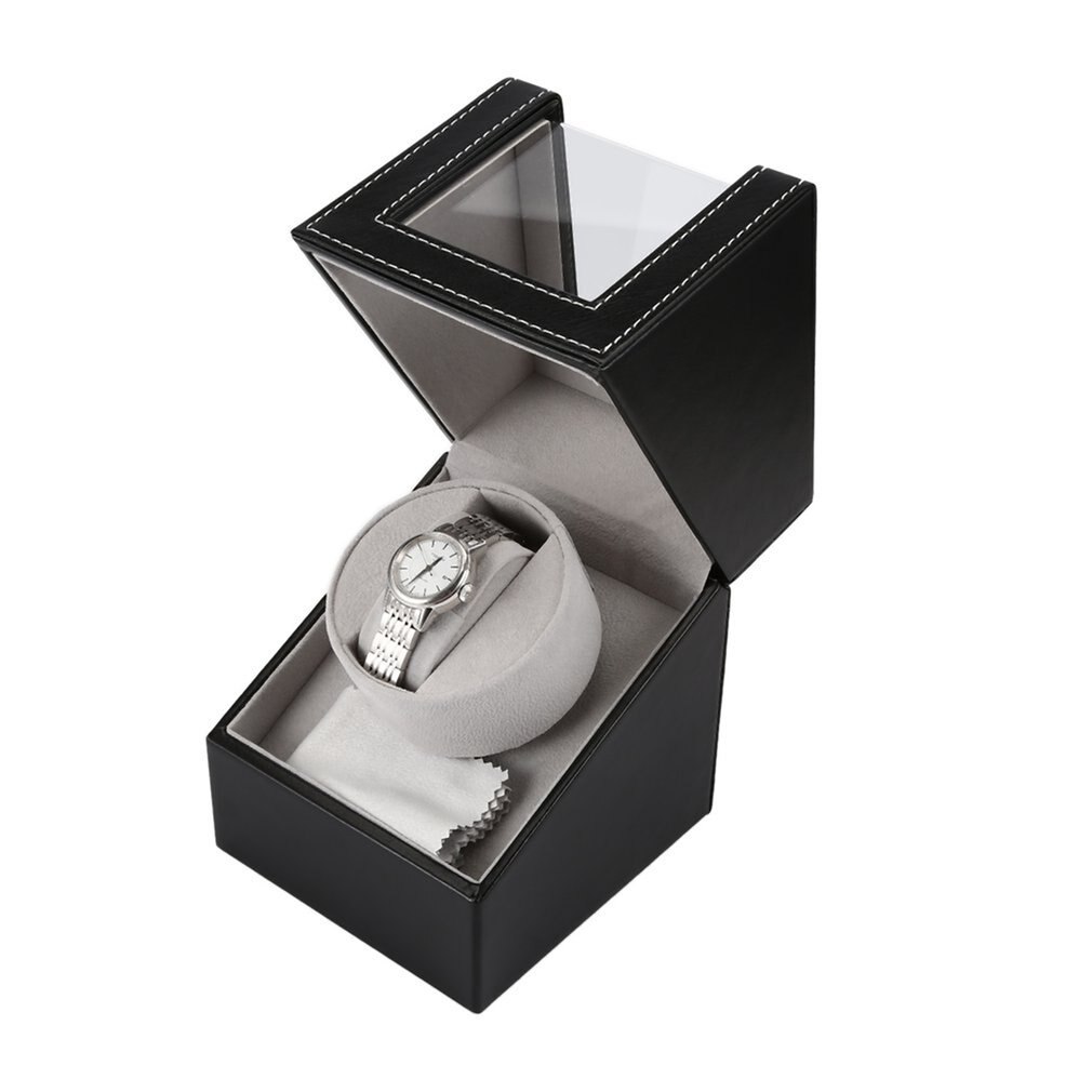 Eu / us / uk / au motor shaker watch winder holder display automatisk mekanisk ur viklingskasse smykker automatisk ure boks