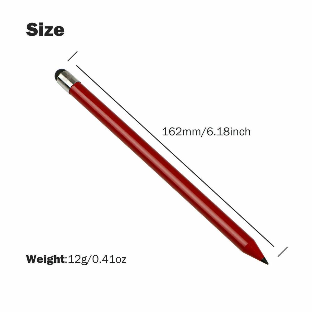 Precision Stylus Touch Screen Capacitive Stylus Pen Pencil Stylus Pen for iPhone iPad Samsung Tab: red