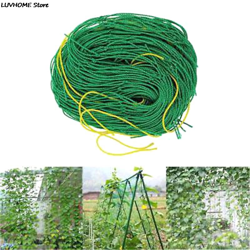Red Verde de nailon para jardín soporte de red redes para plantas trepadoras de judías crecer cerca de 1,8*0,9