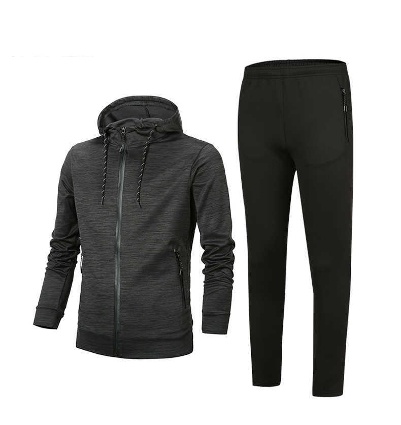 voetbal kleding basketbal kleding sport pak heren running pak set tweedelige capuchon casual