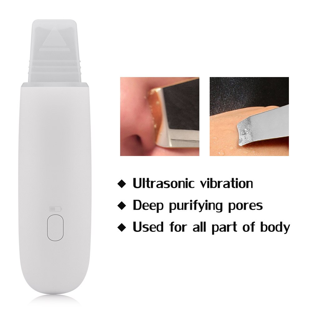 Cavitation Peeling Facial Cleaning Ultrasonic Skin Scrubber Deep Clean Ultrasonic Exfoliating Spa Scraper to Remove Blackheads