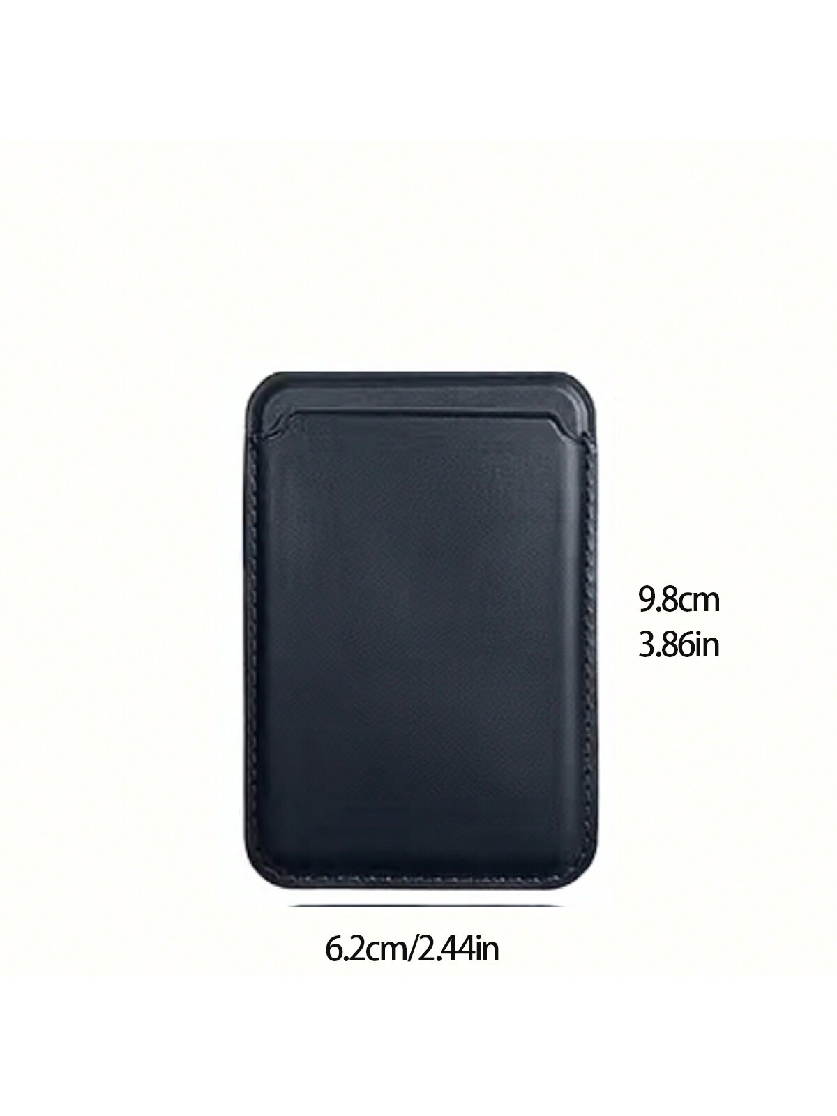 Magnetyczne etui na karty, portfel magnetyczny, kompatybilne z MagSafe dla iPhone'a serii 14/13/12, dla Apple Magnetic Phone Case, PU Car: Niebieski
