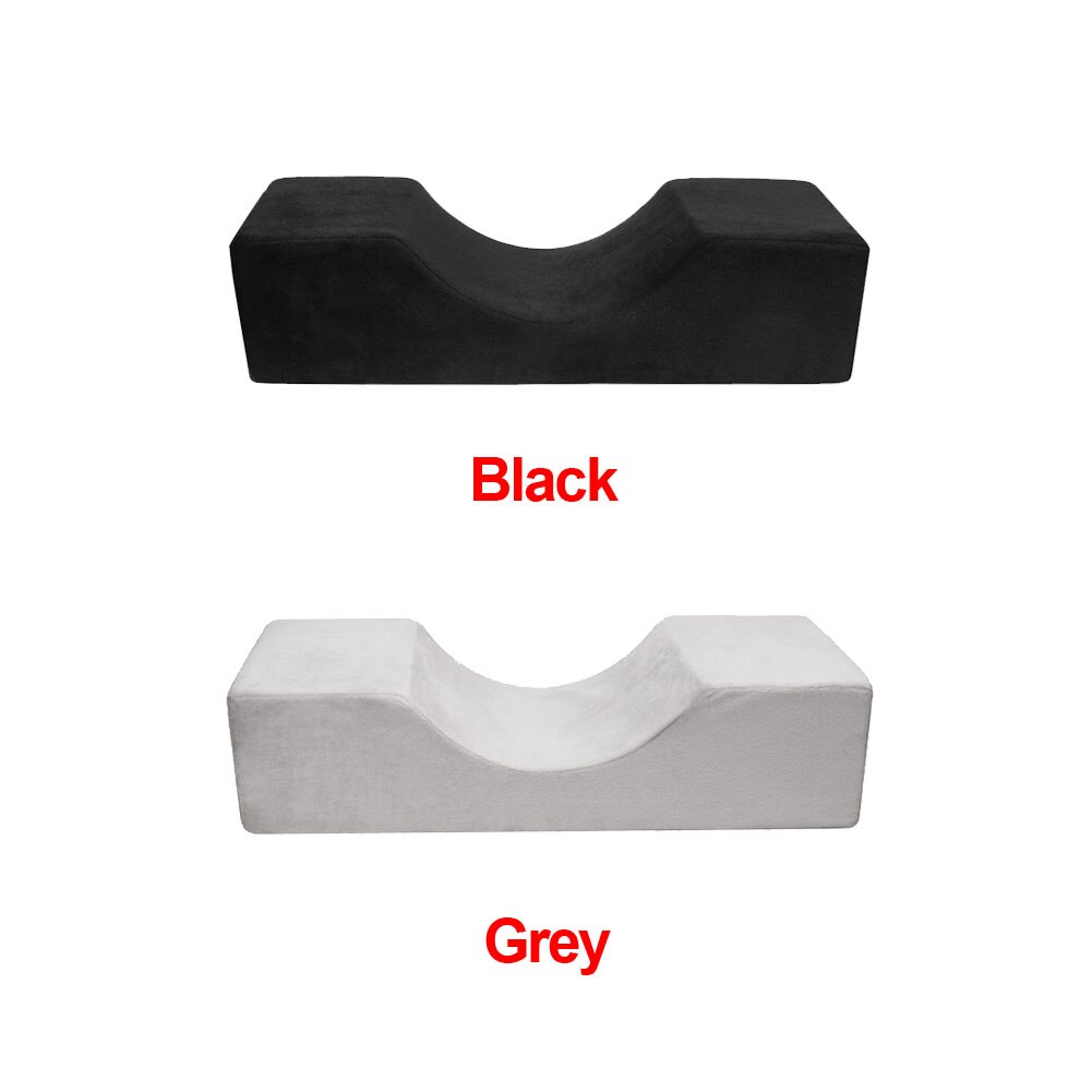Ondersteuning Zachte Geënt Hals Stand Anti Slip Ergonomische Hoofdsteun Wimper Extension Kussen U Vorm Professionele Makeup Tools Salon