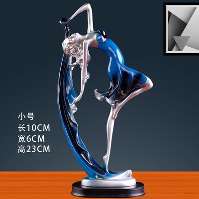 GAOBEI Beautiful Dancing Girl Home Decoration Accessories Statue Sculpture Resin Desktop Crafts Statues For Decoration