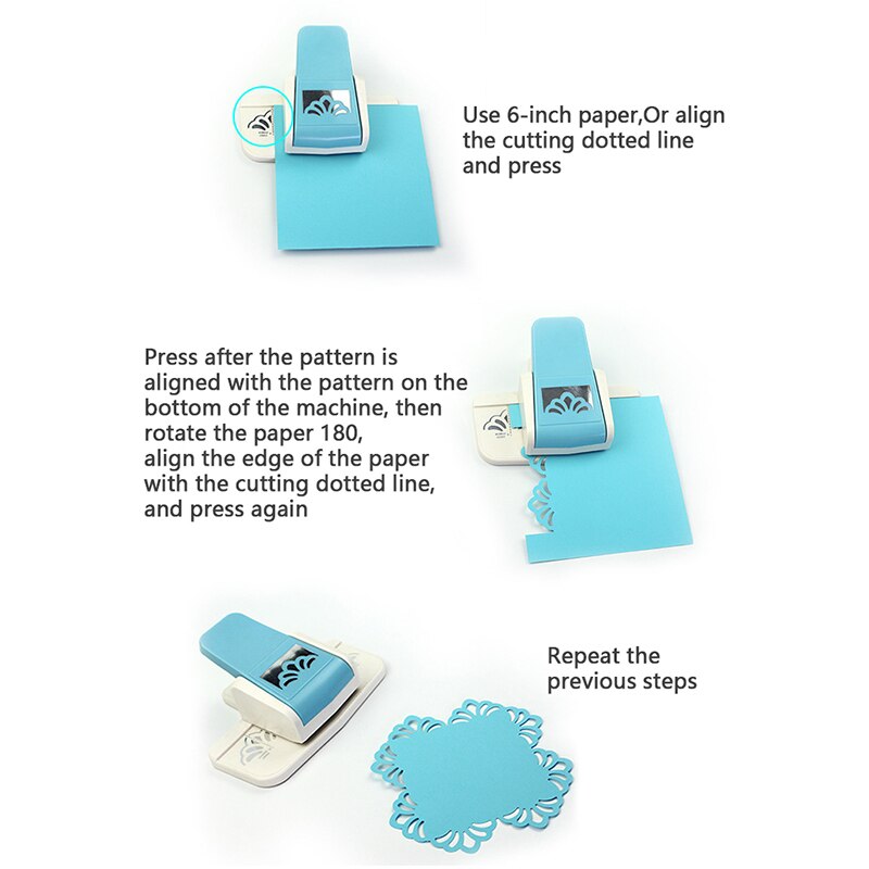 Flower Patterns Fancy Border Punch Scrapbook Handmade Edge Device Cut DIY Handmade Craft Greeting Cards Paper Cutter