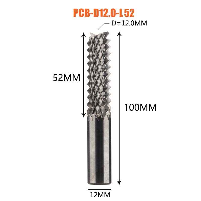 Solid Carbide Corn End mill Milling Cutter Bits 3.1mm, 4mm, 6mm, 8mm PCB End Mill CNC Cutting Milling Tools: 6mm