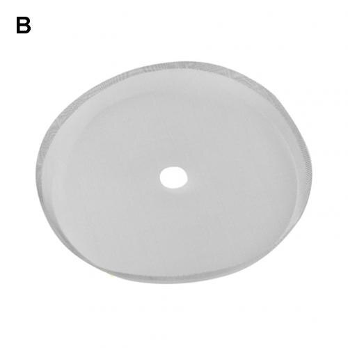 Stainless Steel Reusable Detachable Mesh Filter Home Office Coffee Maker Sheet: B