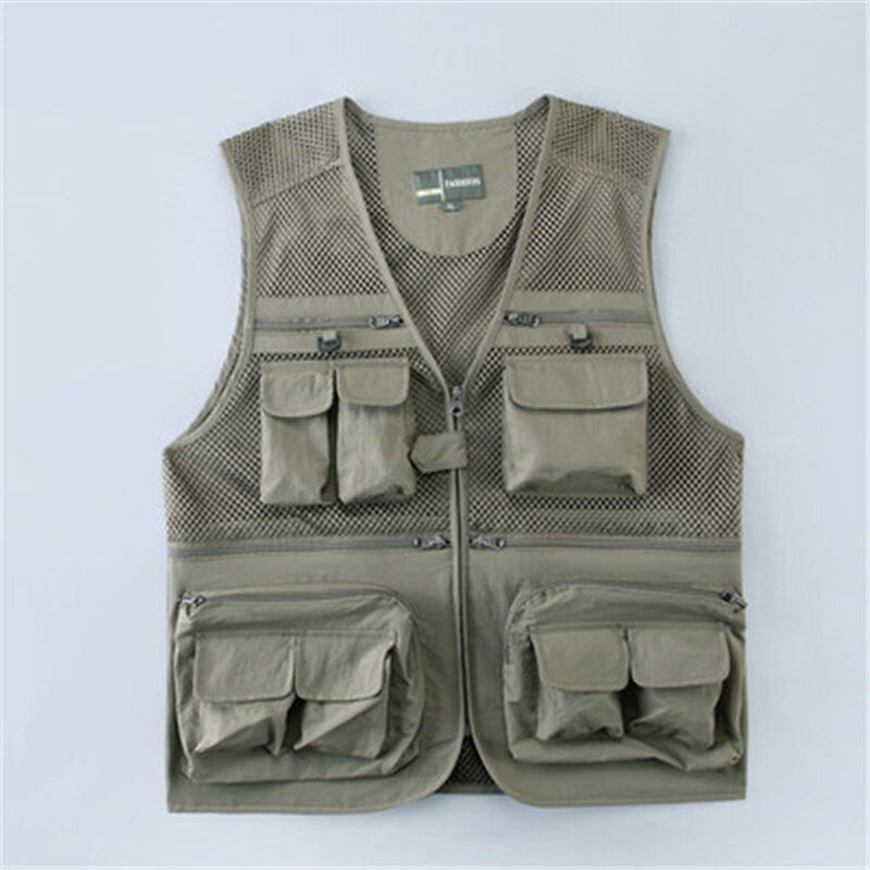Outdoor Fishing Vests Breathable Multi Pocket Mesh... – Vicedeal