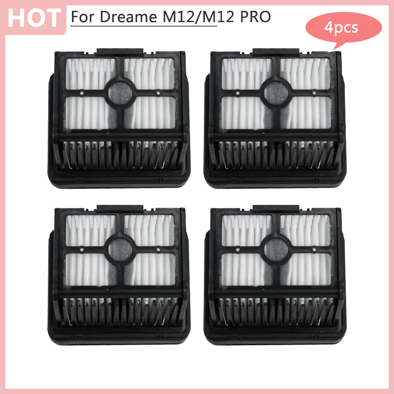 Replacement Scrubber brush Spare Parts For Dreame M12 H12 M12 PRO Robot Vacuum Cleaner Hepa Filter Road Washing Machine Home App: plum