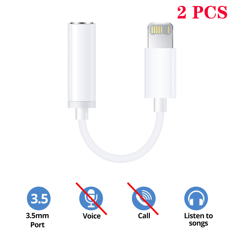 Zur Beleuchtung Kopfhörer Adapter für iPhone 11 12 13 14 Profi Max 12Mini Se 3,5 xs xr x 8 7 ios bis mm Buchse Aux Audio- kabel: Grün