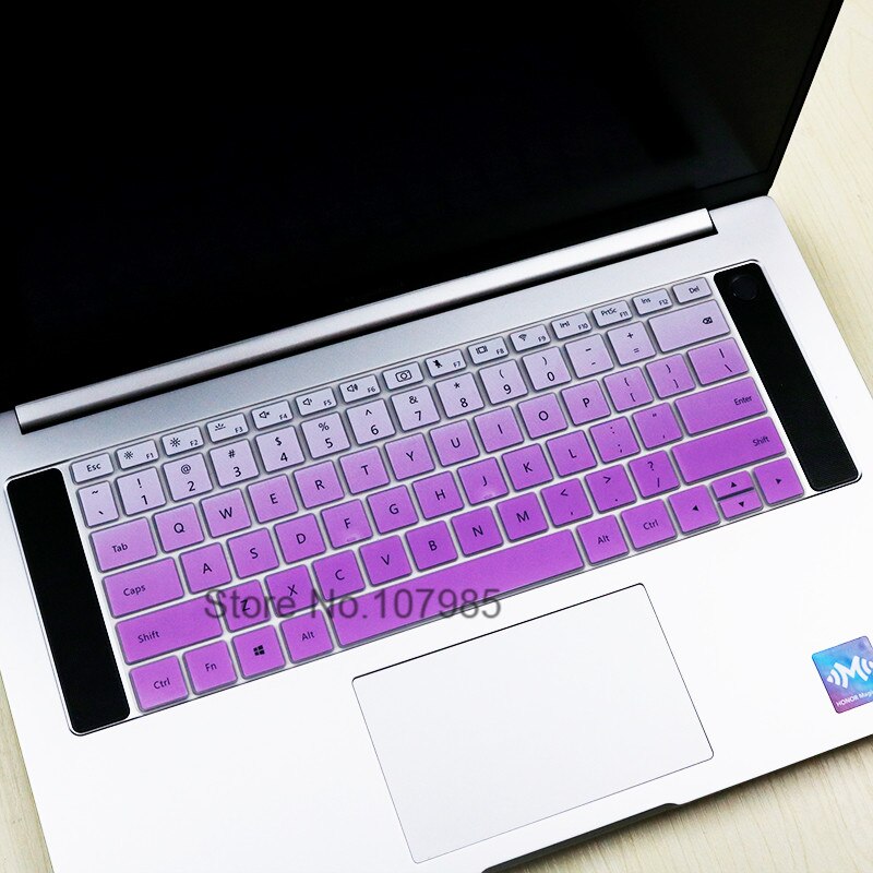 Dustproof Silicone Keyboard Cover Protector Skin For Huawei MateBook D16 16 16.1 inch Laptop: GradualPurple