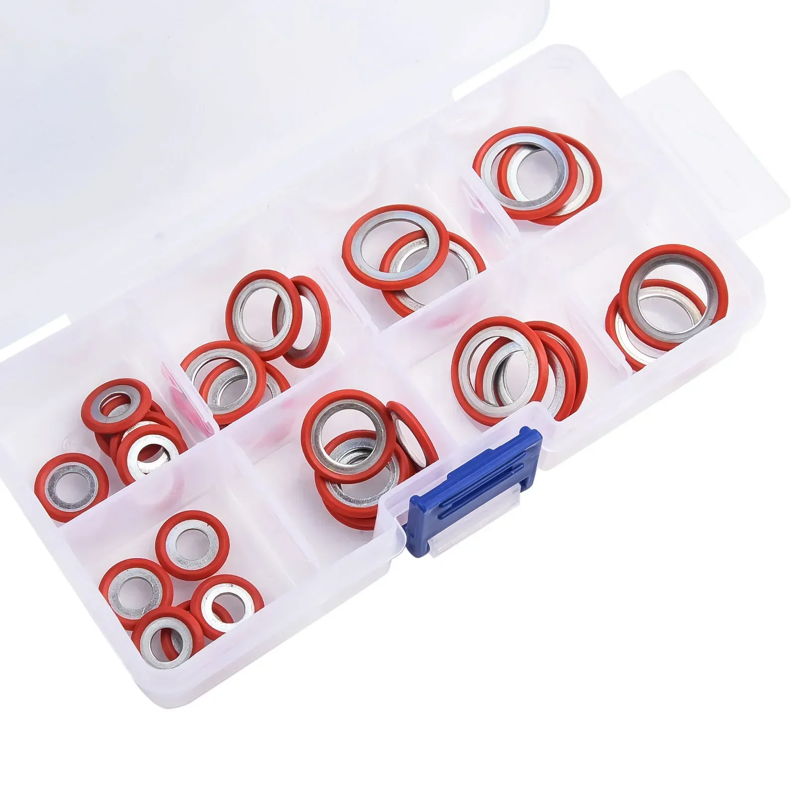 Durability Car Air Conditioning Compressor Gasket Durability Red Washers Car Air Conditioning Compressor Gasket Combination Set