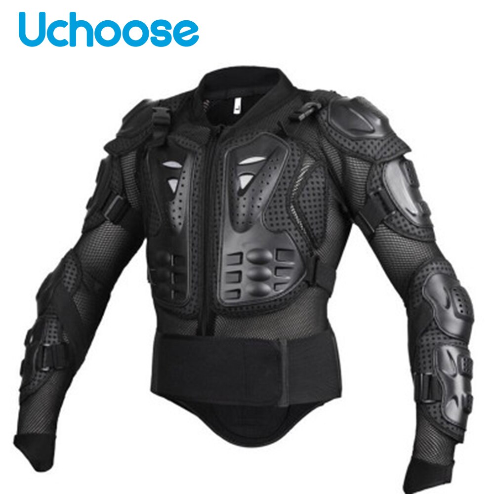 Uchoice-Chaqueta de motocicleta de cuerpo completo para hombre, armadura para Motocross, protección para Moto de carreras, talla S-5XL