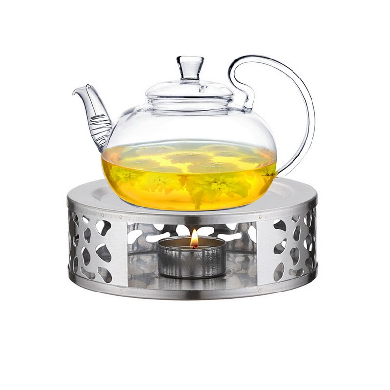 1800 Ml Teapot With Strainer Insert, Teapot With Warmer, Teapot Glass