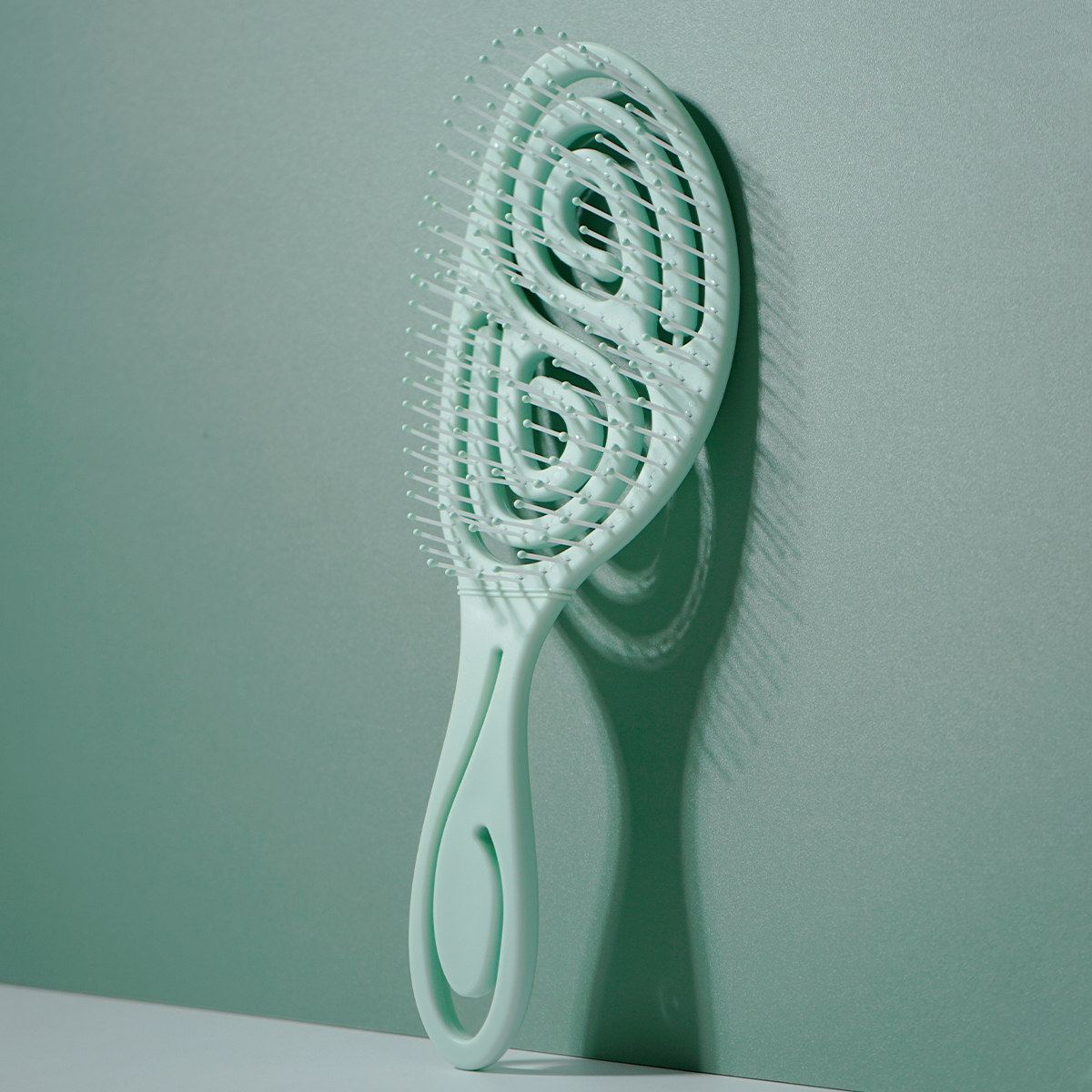 Peigne de Massage du cuir chevelu, brosse à cheveux antistatique, humide, sec, bouclé, démêlant, en Nylon, outils de coiffure pour Salon de coiffure pour femmes et hommes