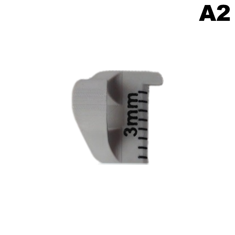 Sewing Needle Gauge Measuring Tool, Finger Ruler Sewing Template For Equal Stitches, Finger Protector, DIY Stitching Guide Tool: light green