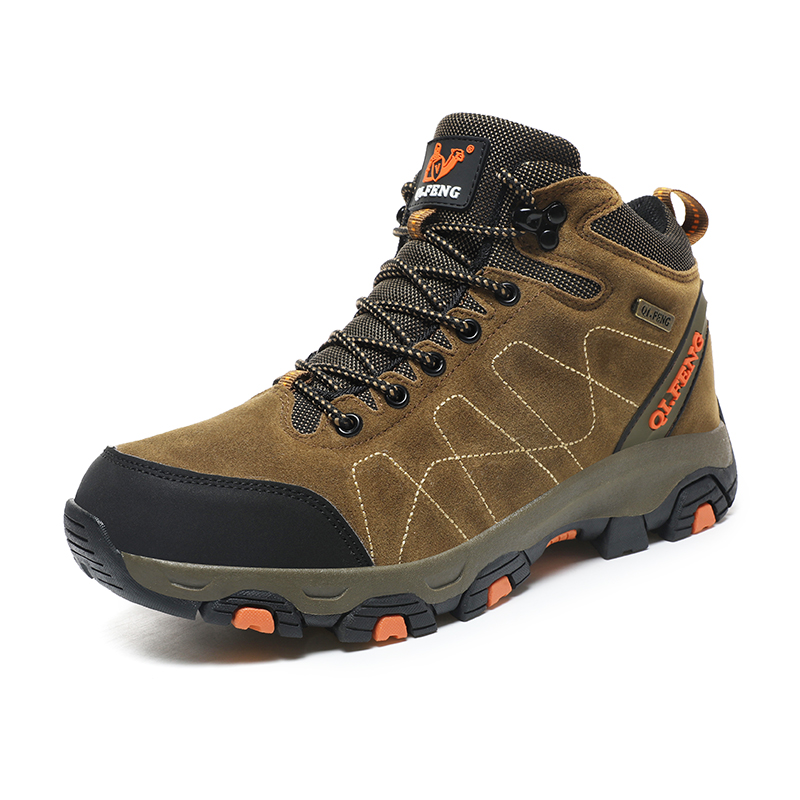 Herren hoch oben Wanderschuhe fortschritt liche rutsch feste Turnschuhe bequeme Schuhe für alle-Terrain-Abenteuer Klettern Jagd Wandern: Braun / 41