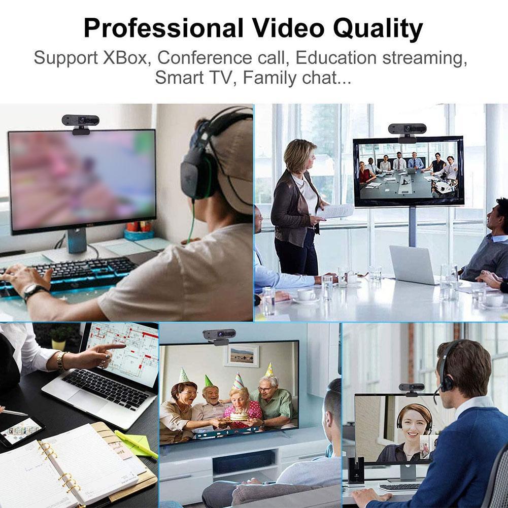 HD USB Webcam Support Autofocus Web Camera 1080P For Computer With Teaching Microphone Live Calling Video Camera Online D3G9