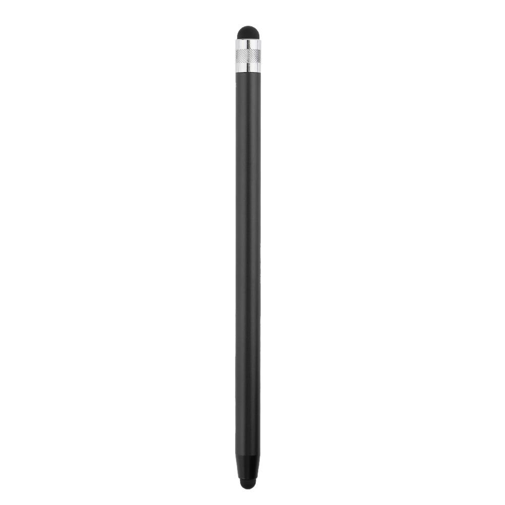 WK128 Round Dual Tips Capacitive Stylus Touch Screen Drawing Pen Tools Drawing Pen Tablet PC Parts For Phone Ipad 10 Colors: Black