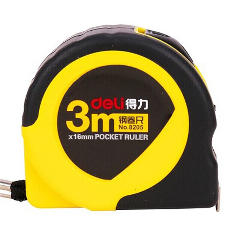 Tape Measure 3M Steel Tap Sub-Extendable Ruler Measuring Ruler Anti-Fall Bag Plastic 8205