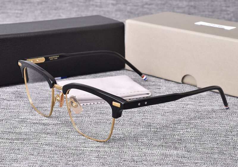 York Rimless Frame 2022 York Thom Brand Glasses Frame for Men Women S... – Grandado