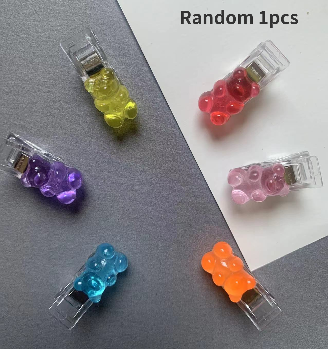 Clip Koelkastmagneet Foto Muur Bericht Sticker Clip Foto Office Document Bill Clip Magneet: Random 1pcs B