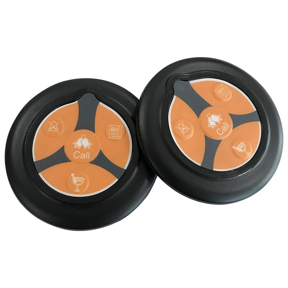 JINGLE BELLS Wireless Waiter Calling System For Restaurant Service Pager System 1 Watch Receiver 5 Call Button Hotel Call Bell