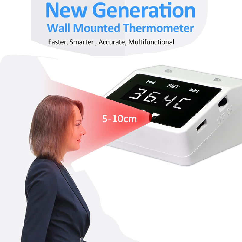 Electronic Digital Thermometer Home Outdoor Body Temperature Monitoring Infrared Non-contact Forehead Thermometer Mall Desktop