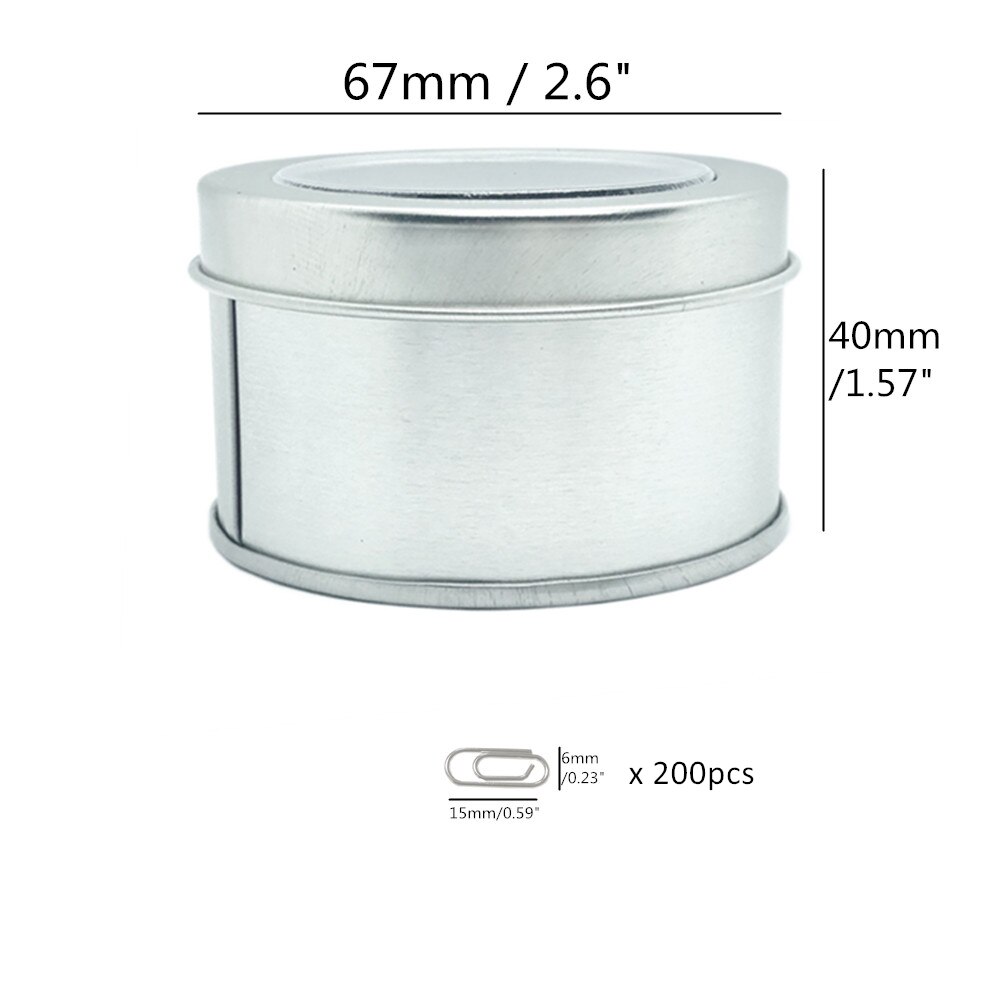 200 st silver mini gem super söta små gem 3/5 " rostfritt stål i silver bleck gem hållare kontorsklämmor