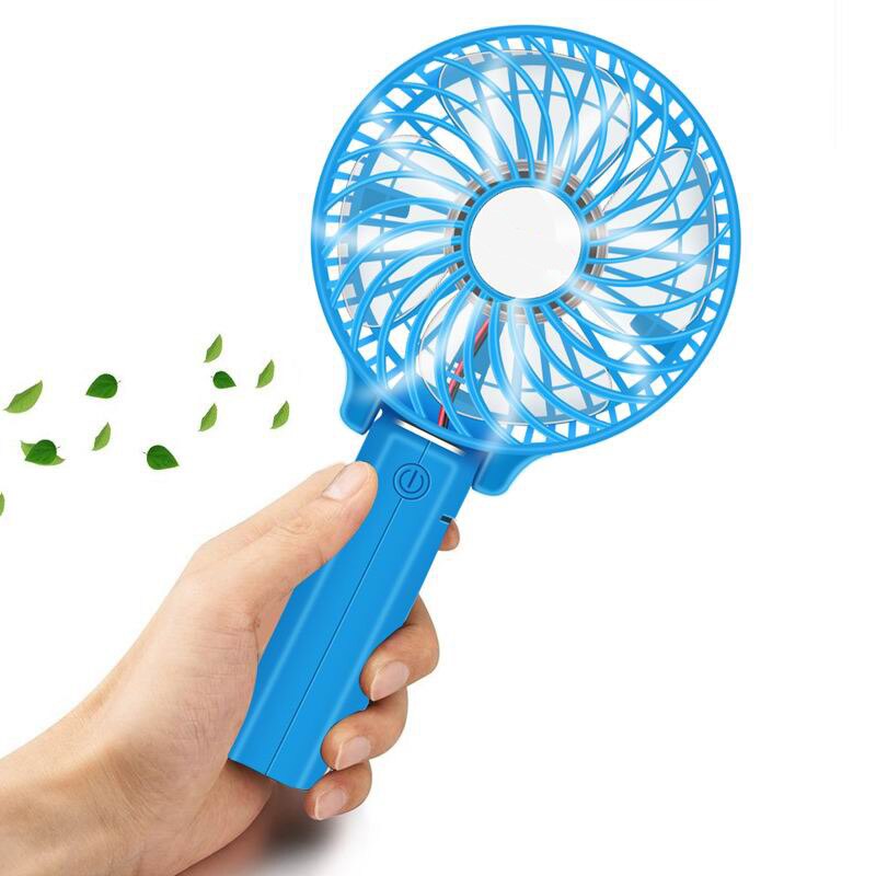 Foldable Hand Fans Battery Operated Rechargeable Handheld Mini Fan Electric Personal Fans Hand Bar Desktop Fan