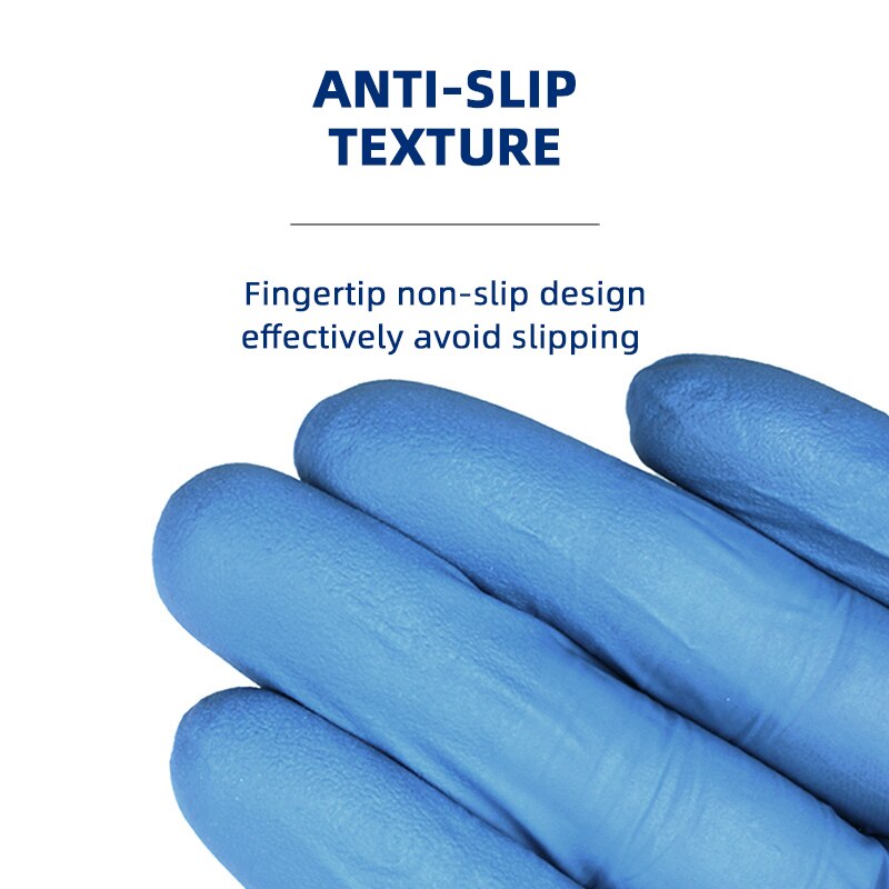 100 Stuks Wegwerp Nitril Handschoenen Allergie Gratis Olie-Proof Voor Huis Schoonmaken/Voedsel/Tuin Handschoenen Universele Voor links En Rechts